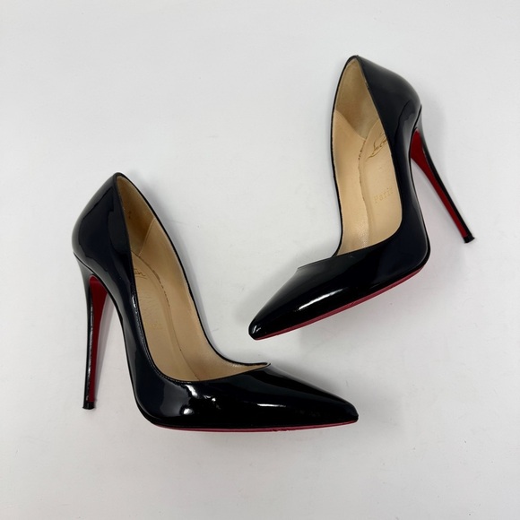 Christian Louboutin Kate 120MM Patent Leather Pumps Patent Heels - Picture 5 of 16
